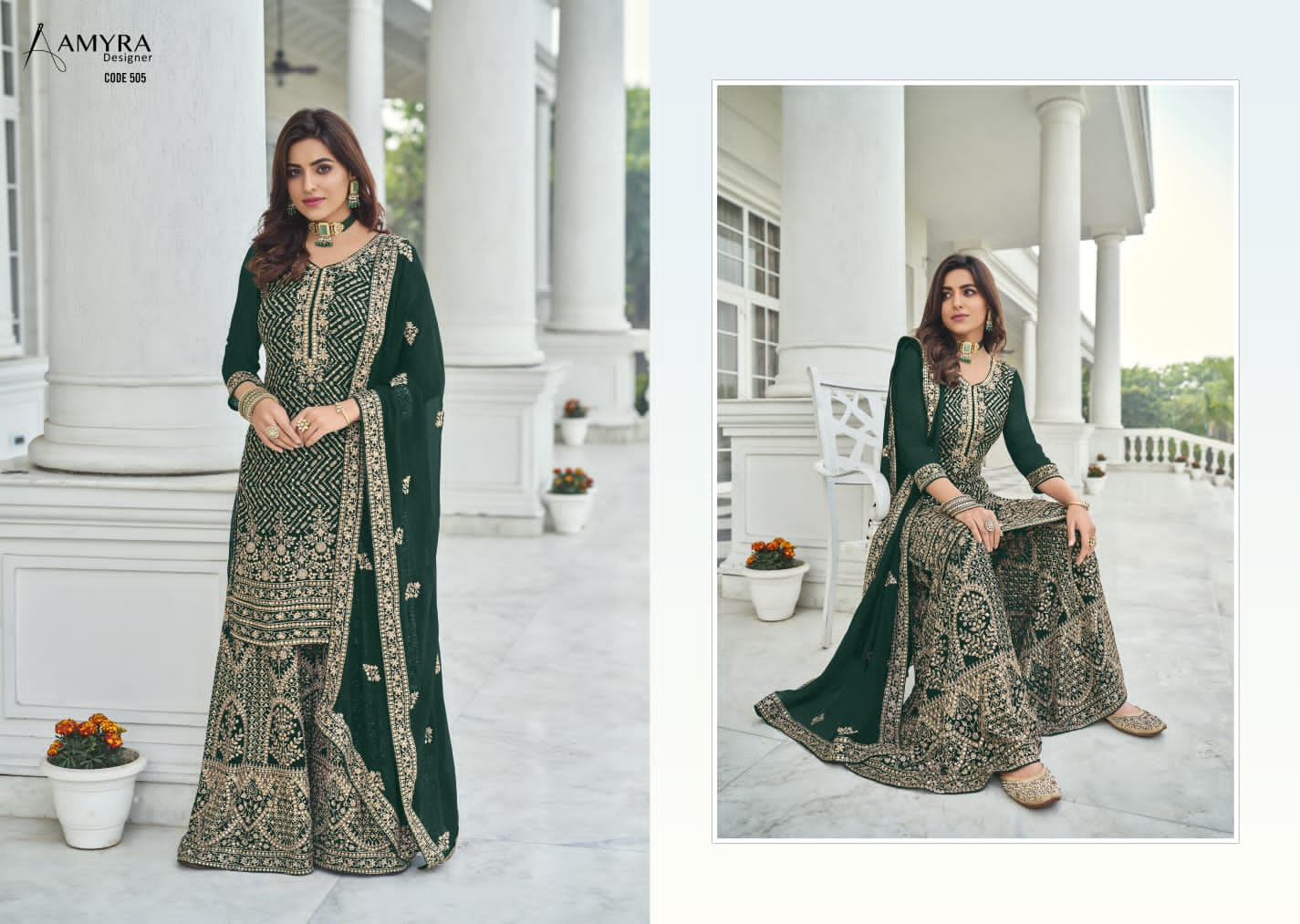 Amyra Sofiya vol 2 Heavy Wedding Wear Wholesale Georgette Salwar Suits Catalog